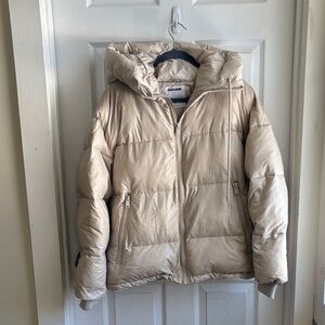 Garage Women's Beige Puffer Coat